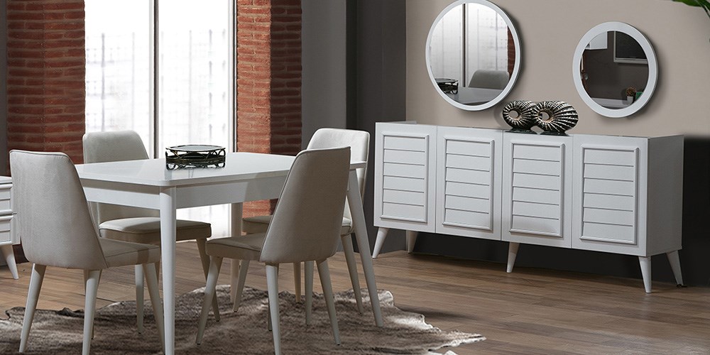 Beykoz Beyaz Yemek Odası