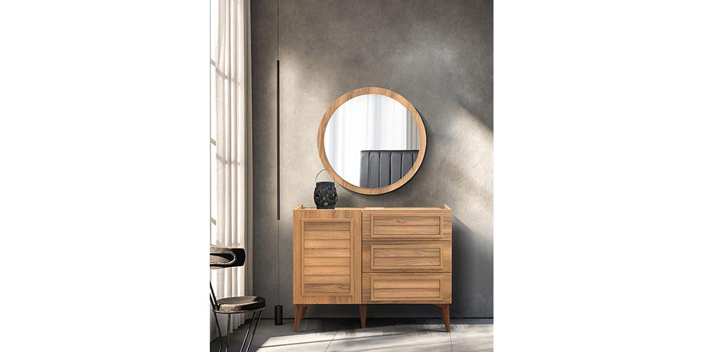 Beykoz Ceviz Aynalı Şifonyer