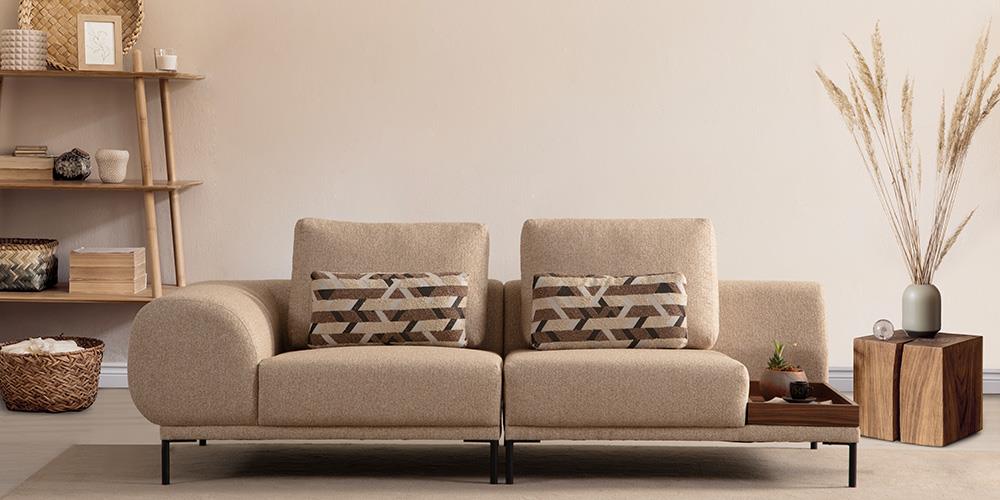 Calyx Sehpalı Üçlü Koltuk