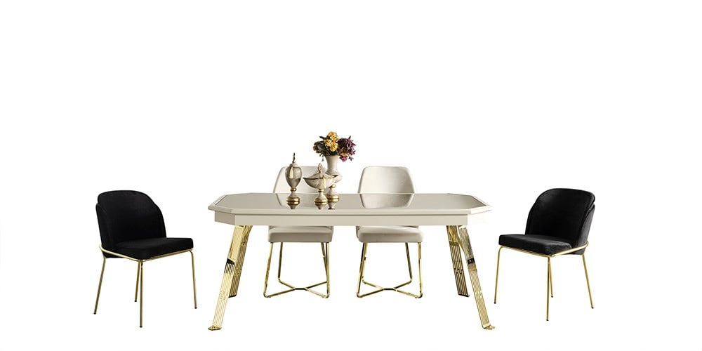 City Gold Ayaklı Yemek Masası