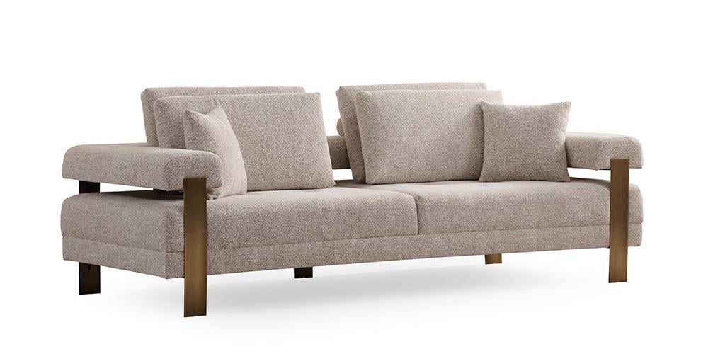 Deep Living Antik Yataklı Üçlü Koltuk