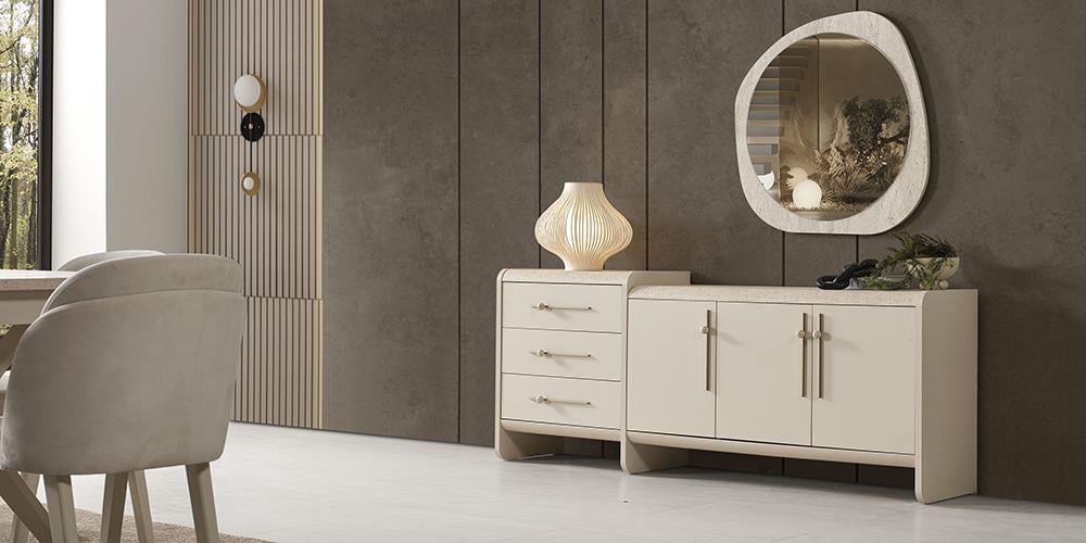 Defne Aynalı Konsol