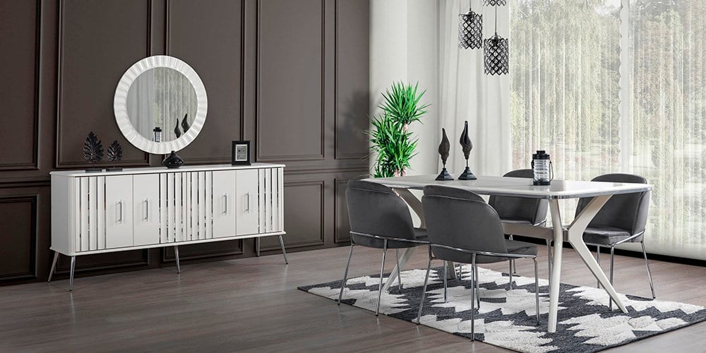 Erva Gümüş Yemek Odası
