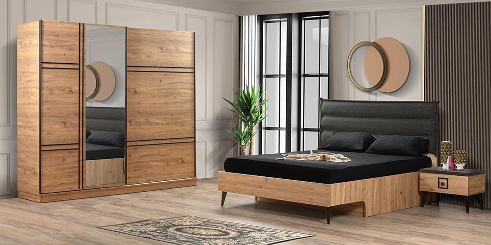 Eymen Ceviz Yatak Odası Takımı
