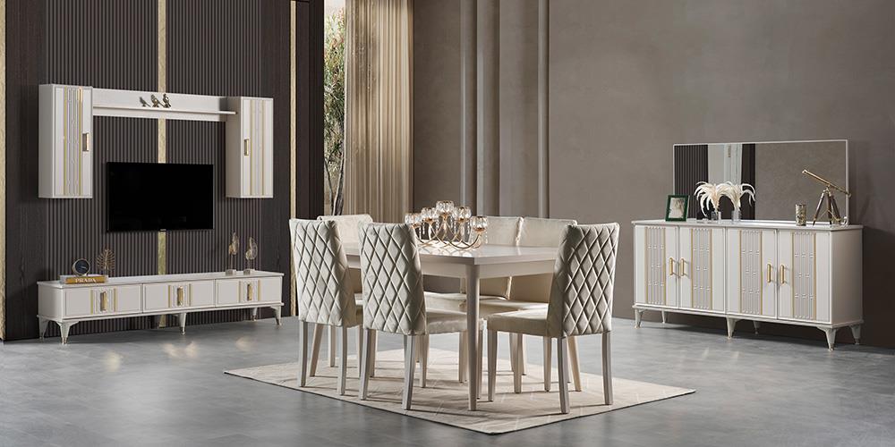 İnci Gold Yemek Odası