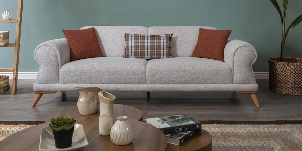 Konfor Rahat Üçlü Koltuk