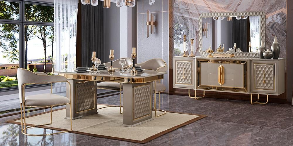 Lounge Nehir Kumu Yemek Odası