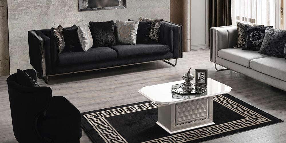 Lounge White Dörtlü Koltuk