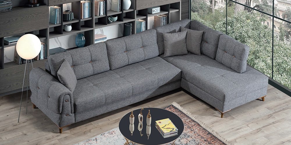 Mira Yataklı Sandıklı Köşe Koltuk