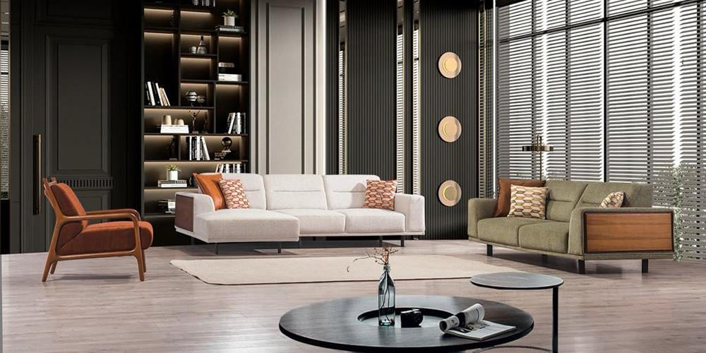 Nevi Dinlenme Köşeli Koltuk Takımı