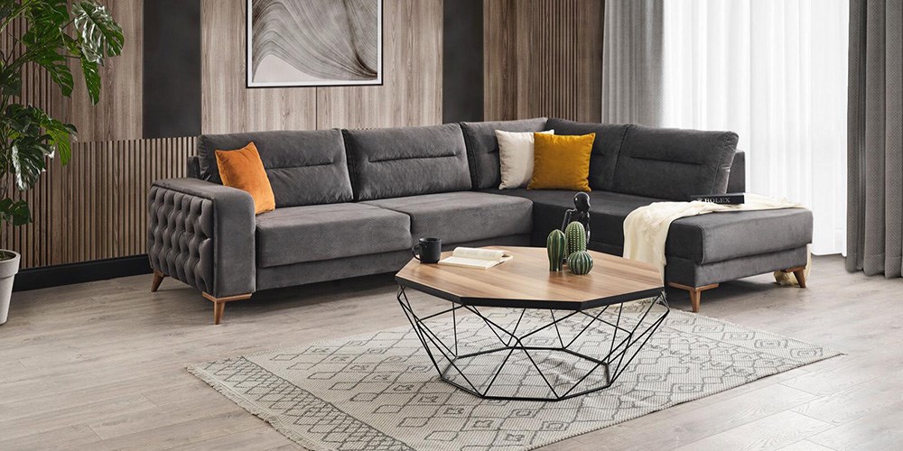 Paris Sandıklı Köşe Koltuk