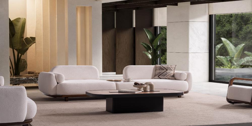 Roma Sehpalı Üçlü Koltuk