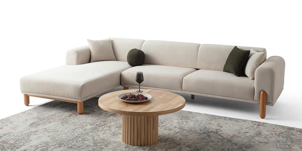 Rubby Yataklı  Köşe Koltuk 