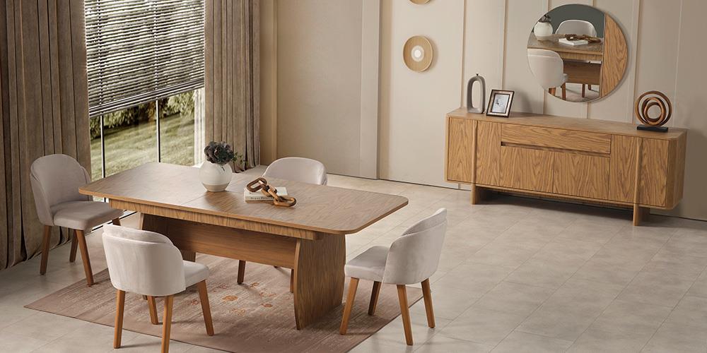 Zirve Ceviz Yemek Odası 