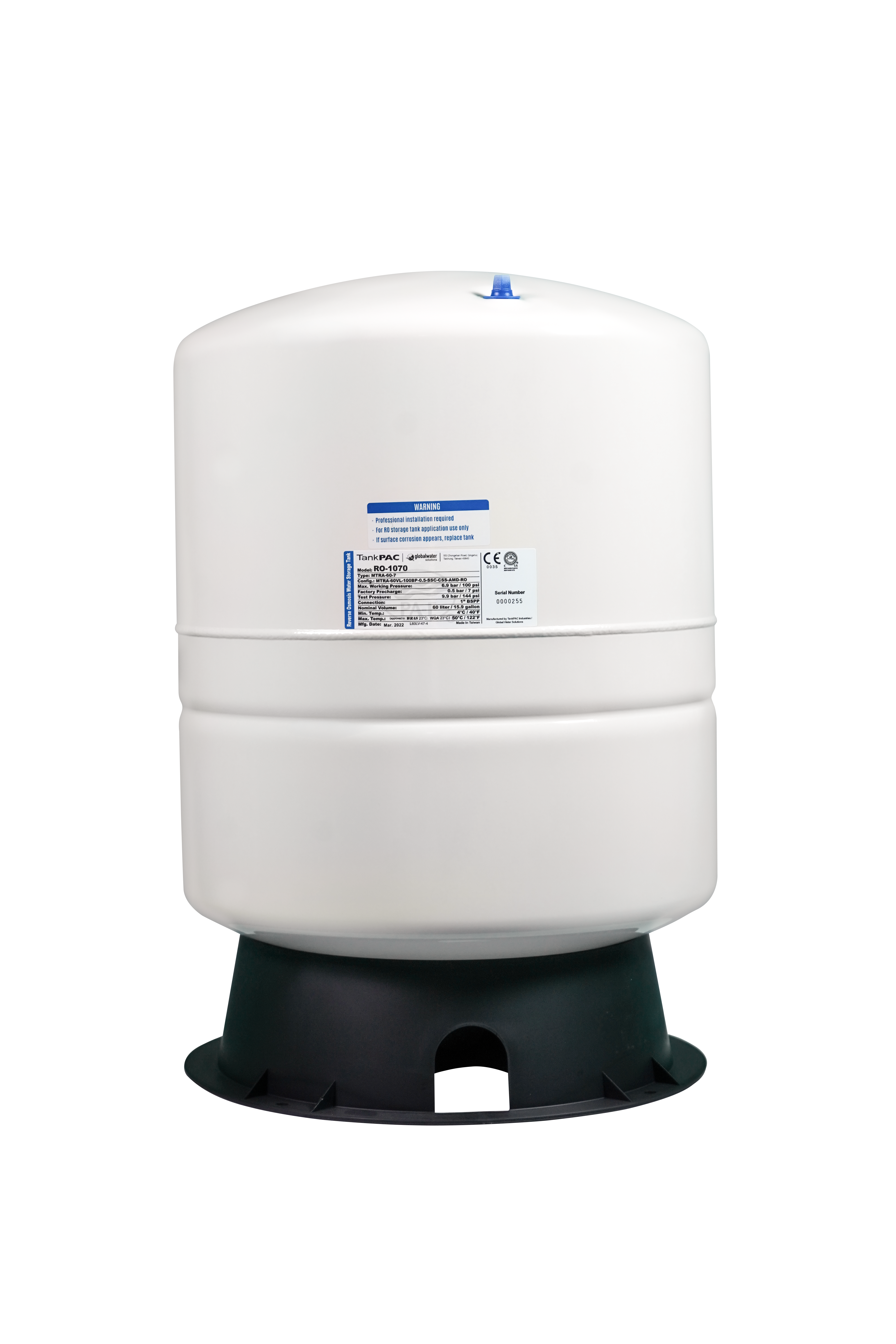 Pae Marka Su Arıtma 11 Galon Metal Tank NSF'liAquames - Pae Marka Su Arıtma 11 Galon Metal Tank NSF sertifikalı
