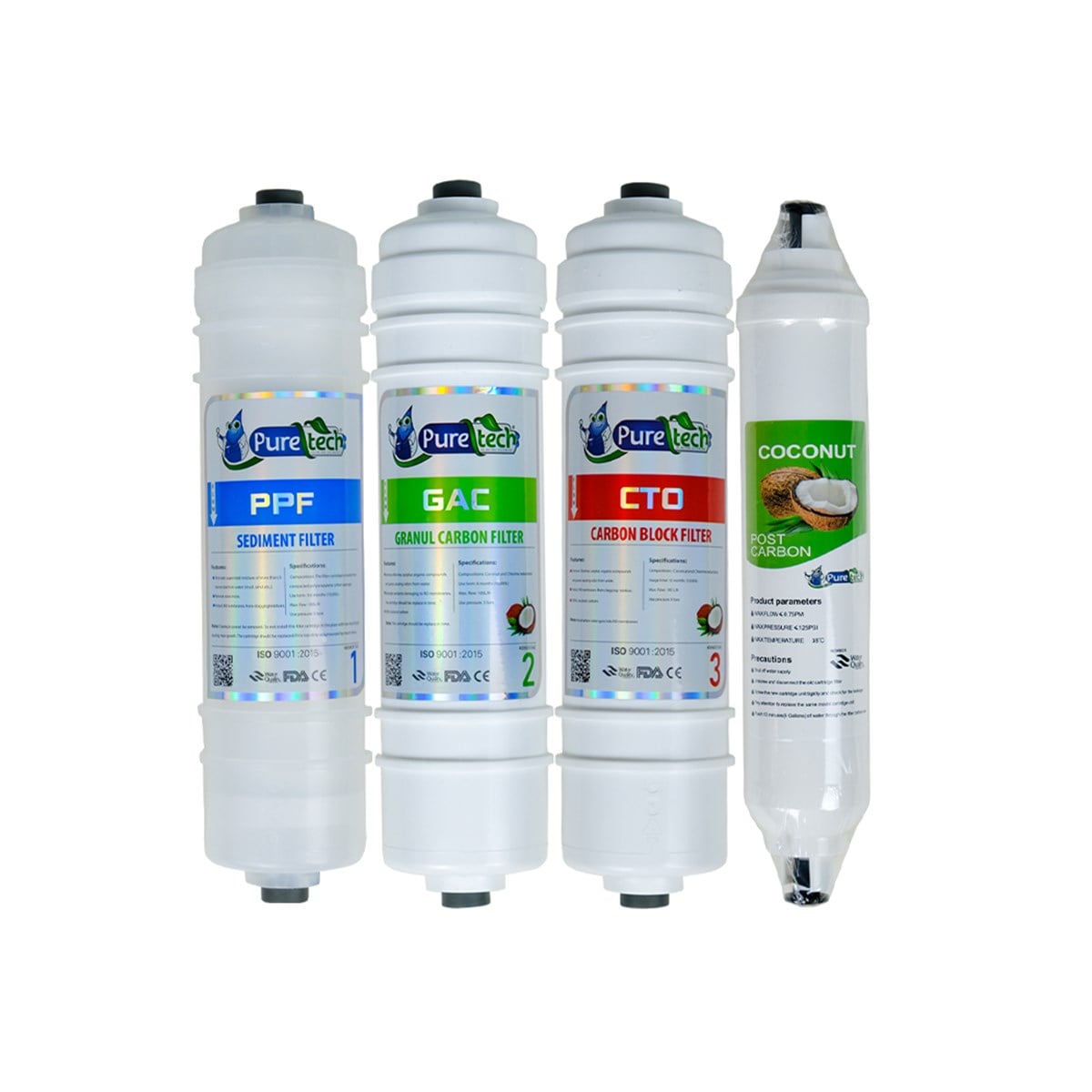 Aquames - Puretech 4'lü Filtre SetiAquames - Puretech 4'lü Filtre Seti
