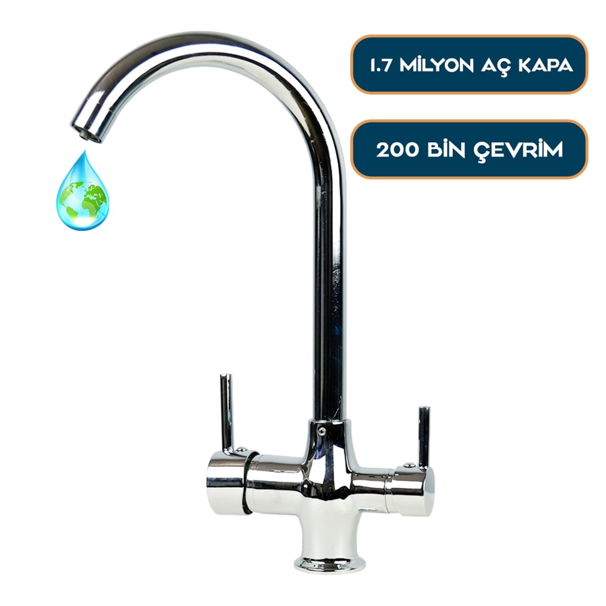 Aquames - Su Arıtma için Aquames - 3 Yollu Musluk