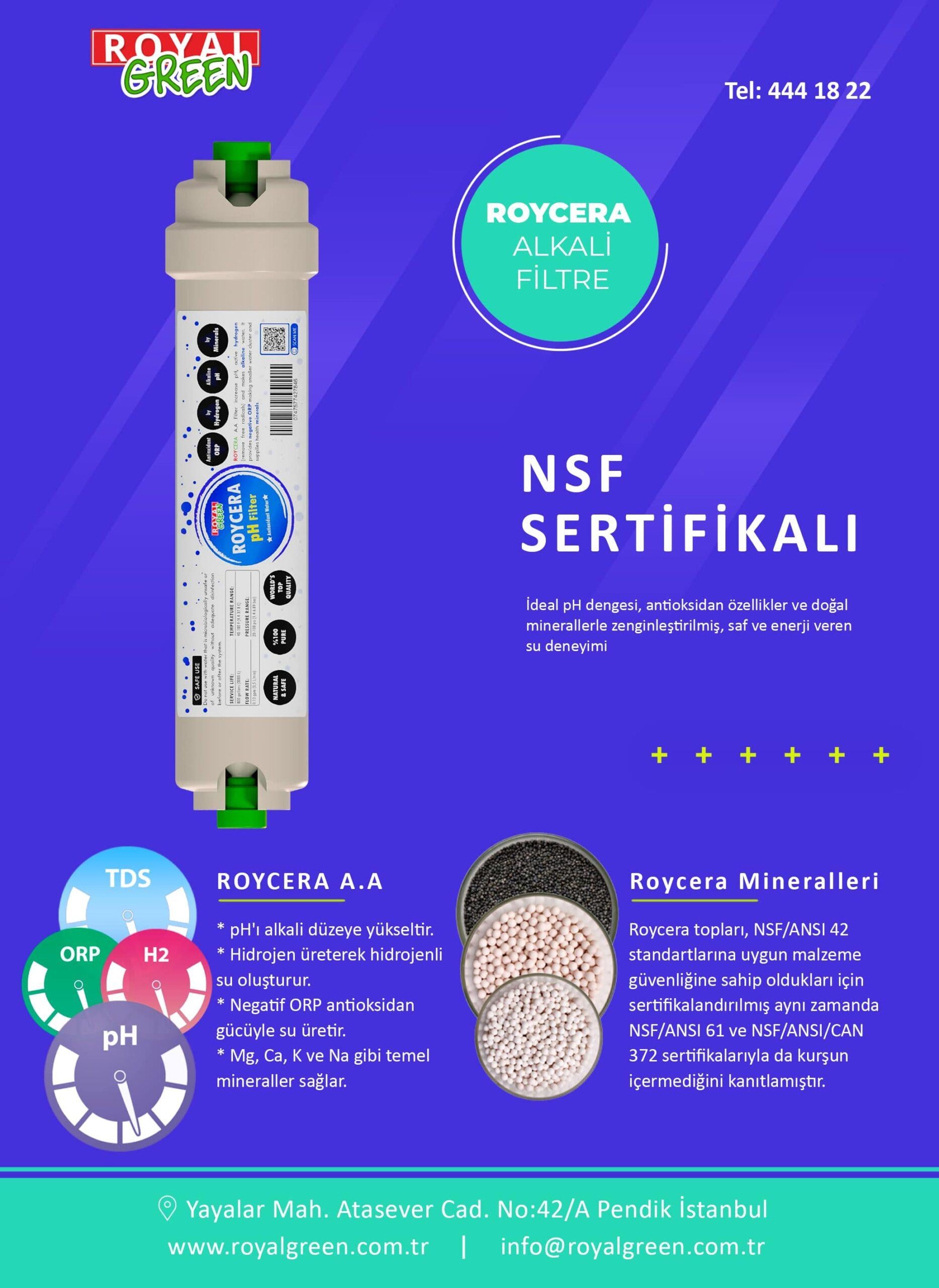 Roycera Alkali Filtre