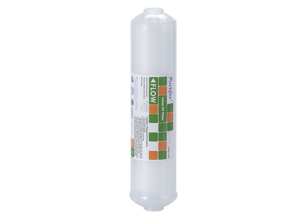 Su Arıtma Cihazı Purefer Inline Sediment Tortu Filtresi NSF'li