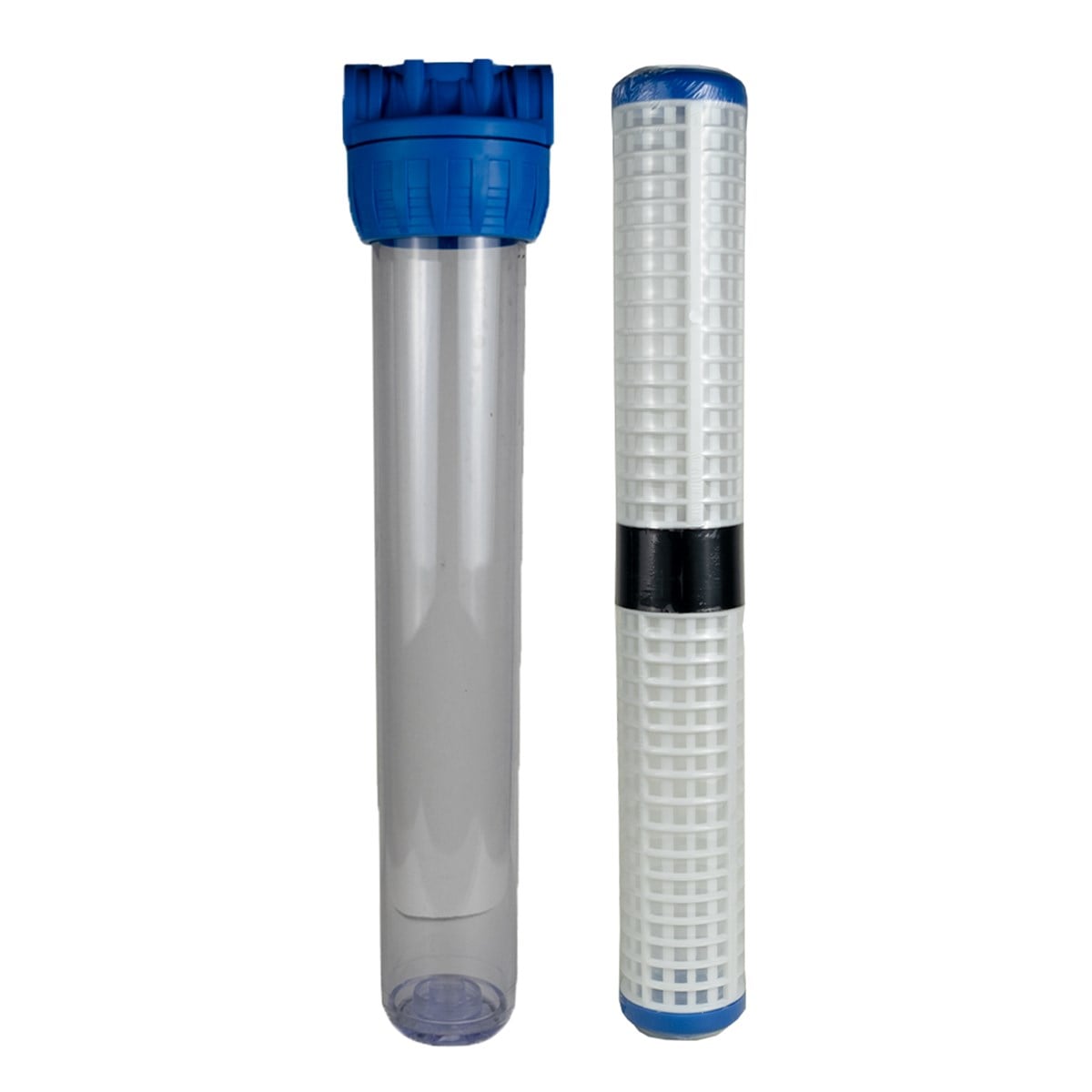 Aquames - 20'' Mavi Filtre Kabı ve Yıkanabilir FiltreAquames - 20'' Mavi Filtre Kabı ve Yıkanabilir Filtre