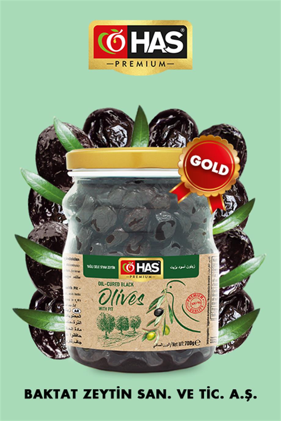 Yağlı Sele Sİyah Zeytin Gold 700 G