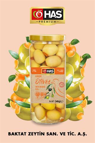 Portakal Dolgulu Yeşil Zeytin 500cc