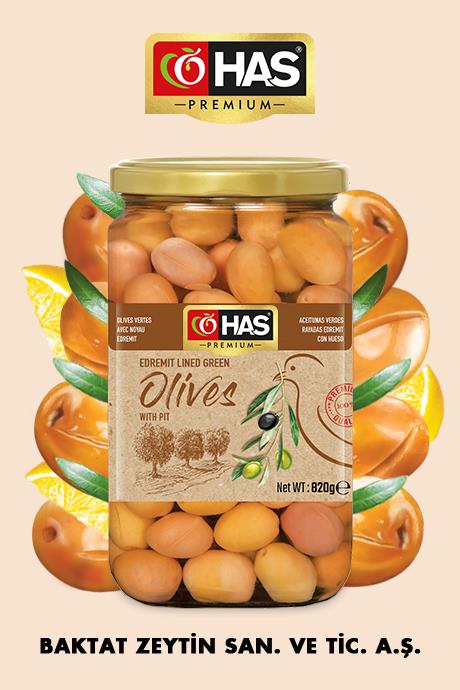 Edremit Çizik Yeşil Zeytin 850cc