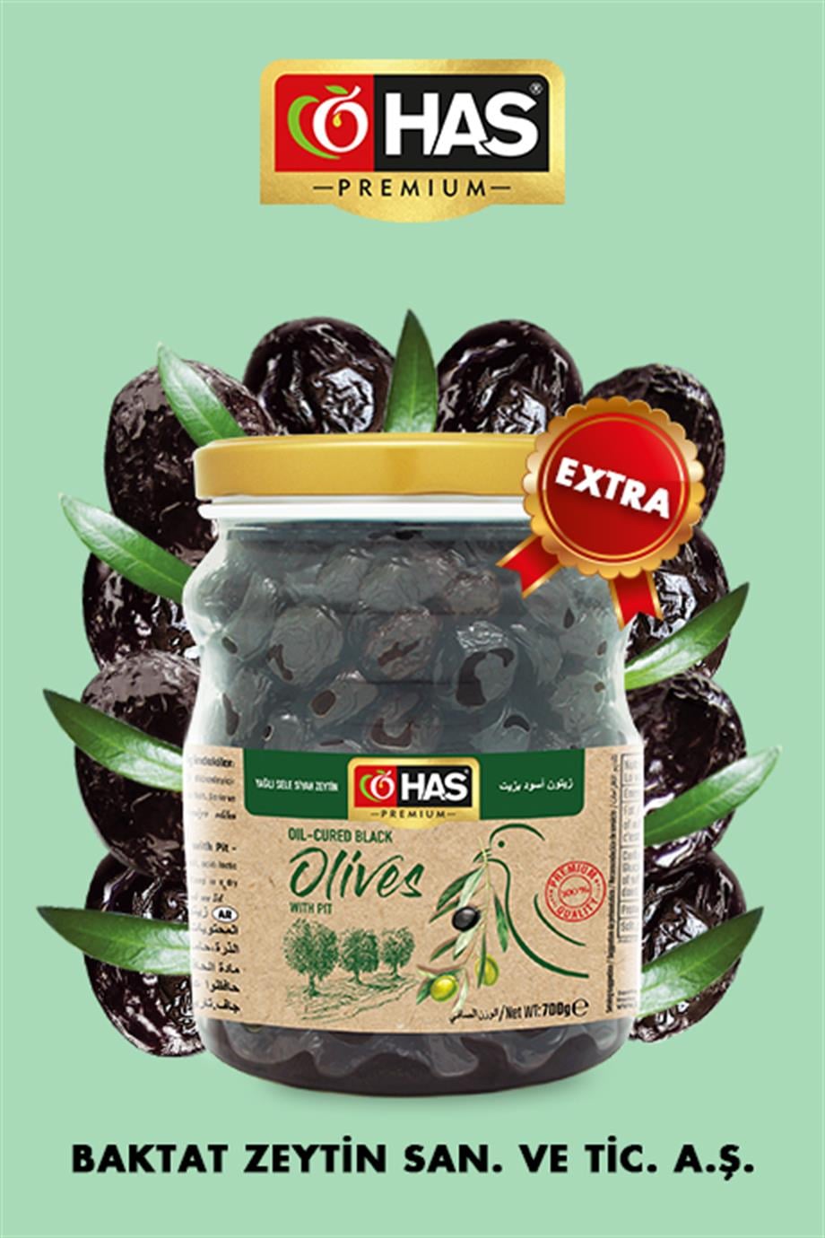 Yağlı Sele Sİyah Zeytin Ekstra 700 G