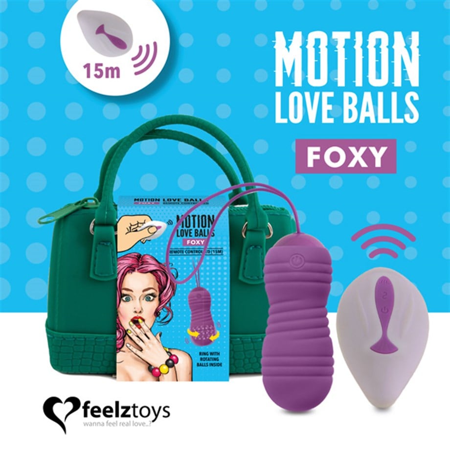 FEELZTOYS - UZAKTAN KUMANDALI LOVE BALLS FOXY VİBRATÖR