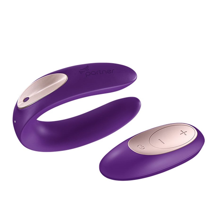 SATISFYER - DOUBLE PLUS UZAKTAN KUMANDALI PARTNER VİBRATÖR
