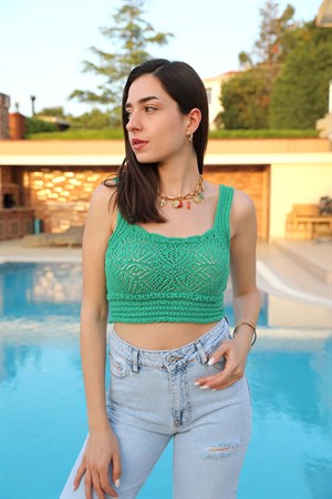 Ajurlu Atlet - Yeşil