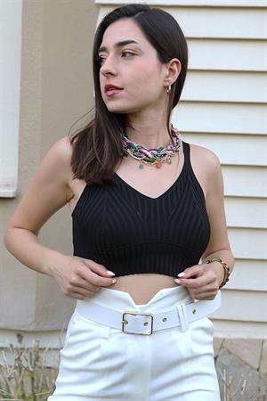 ATLET FİTİLLİ - Siyah