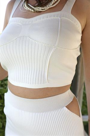 Triko Takım - Beyaz