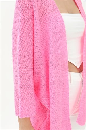 Yarasa Kol Hırka - Pembe