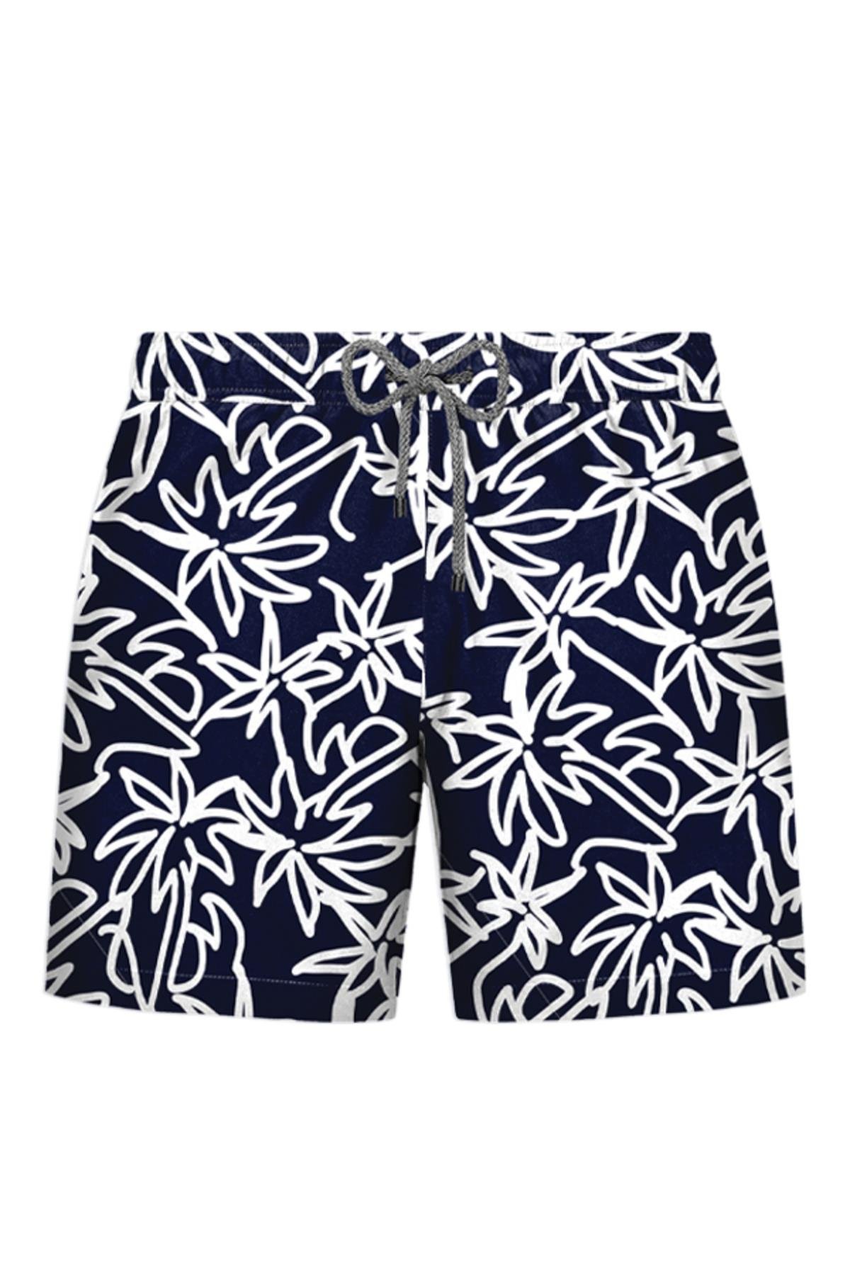 JOHN FRANK ALL OVER MAYO ŞORT GTS LACİVERT