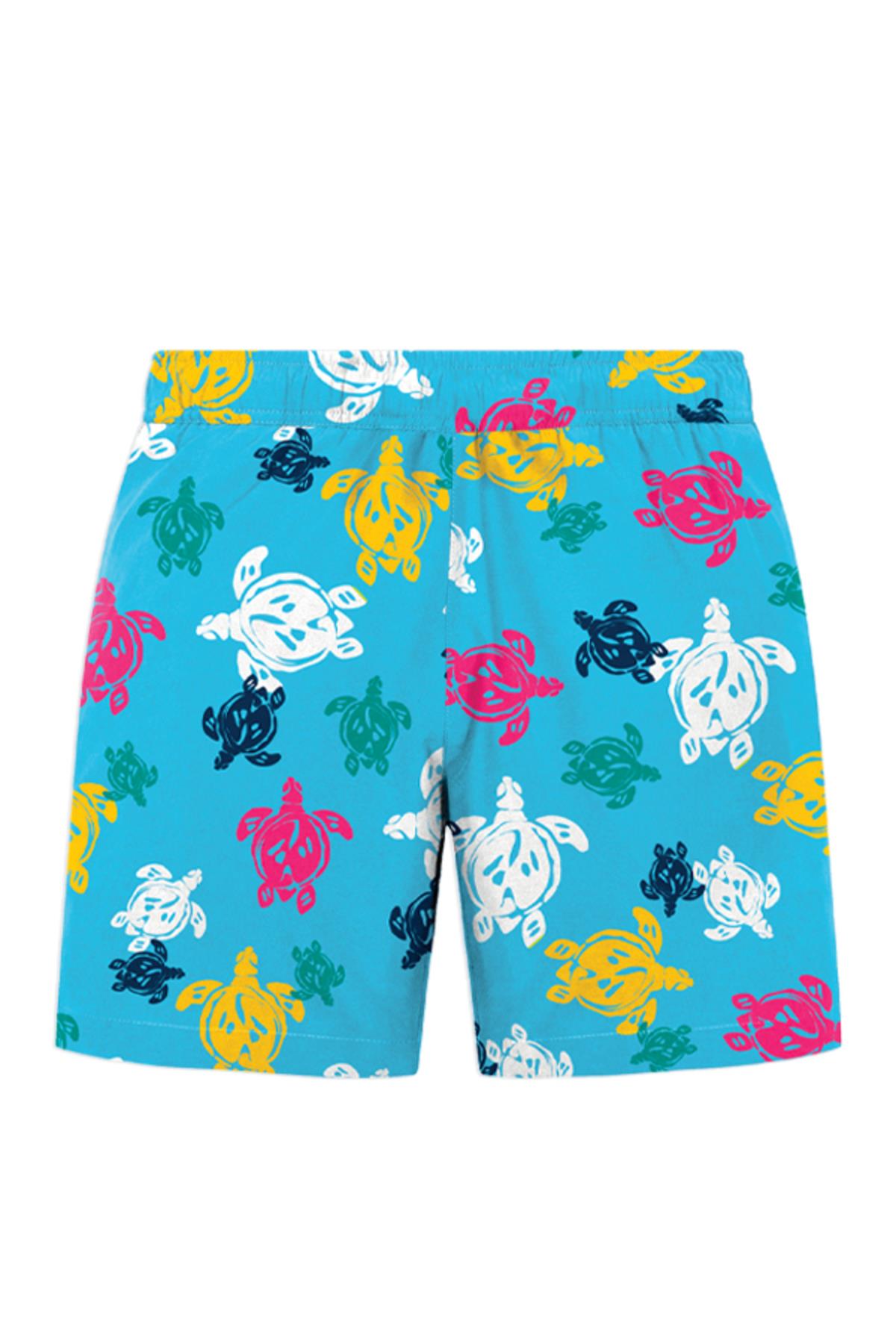 JOHN FRANK ALL OVER MAYO ŞORT GTS MAVİ