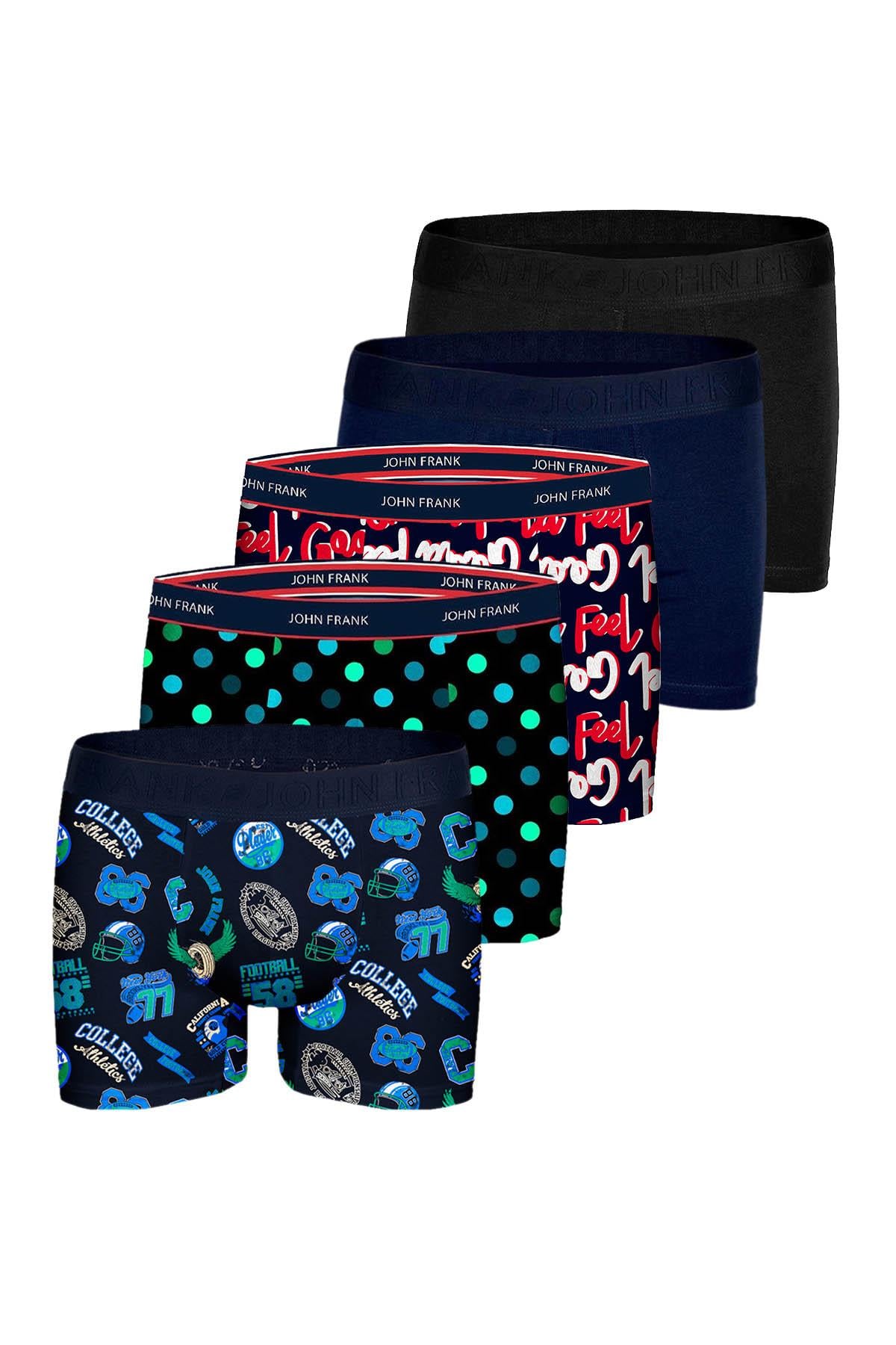 JOHN FRANK BEŞLİ MIX BOXER