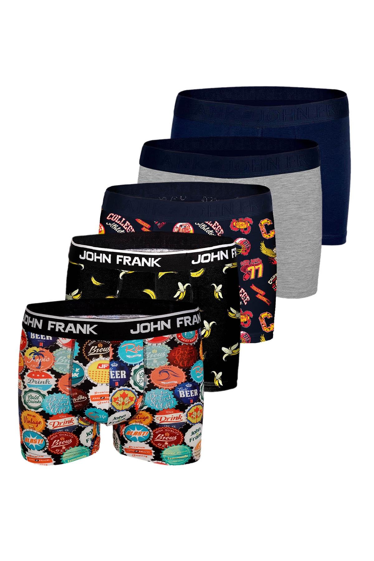 JOHN FRANK BEŞLİ MIX BOXER