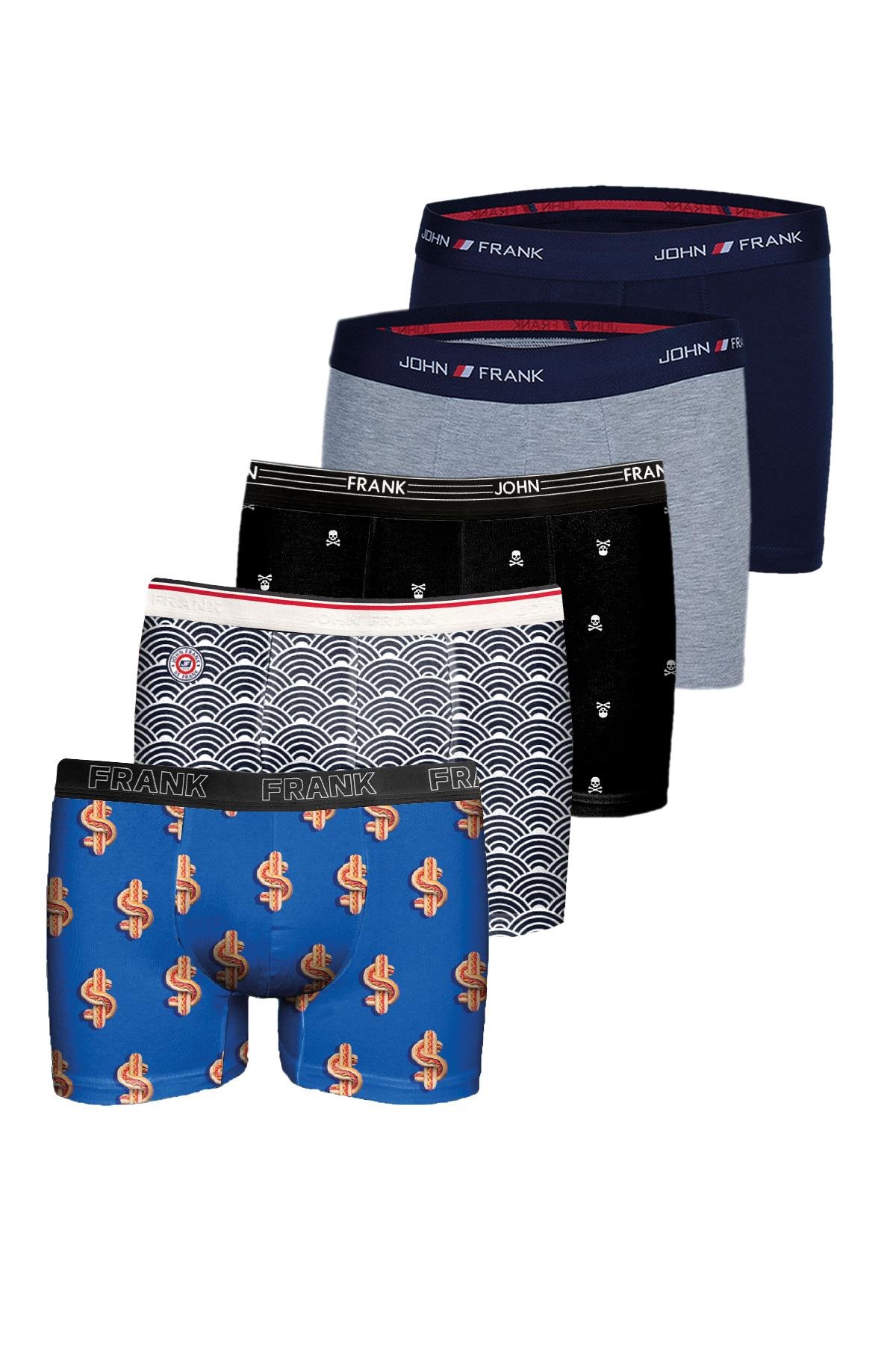 JOHN FRANK BEŞLİ MIX BOXER