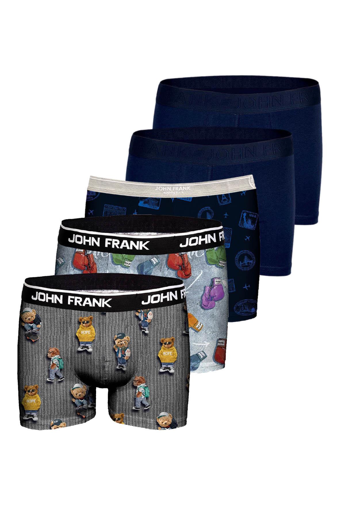 JOHN FRANK BEŞLİ MIX BOXER