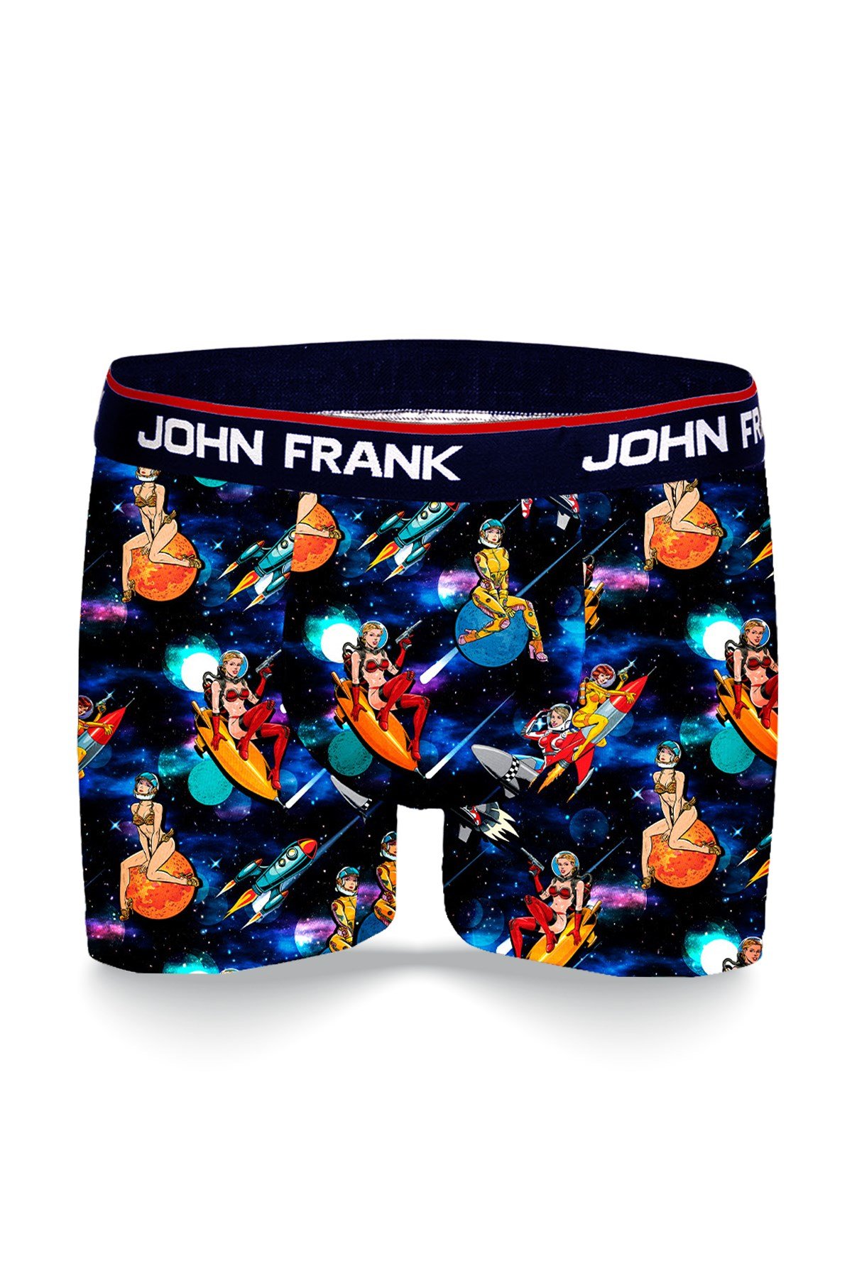 JOHN FRANK DİJİTAL BASKILI BOXER MULTICOLOR