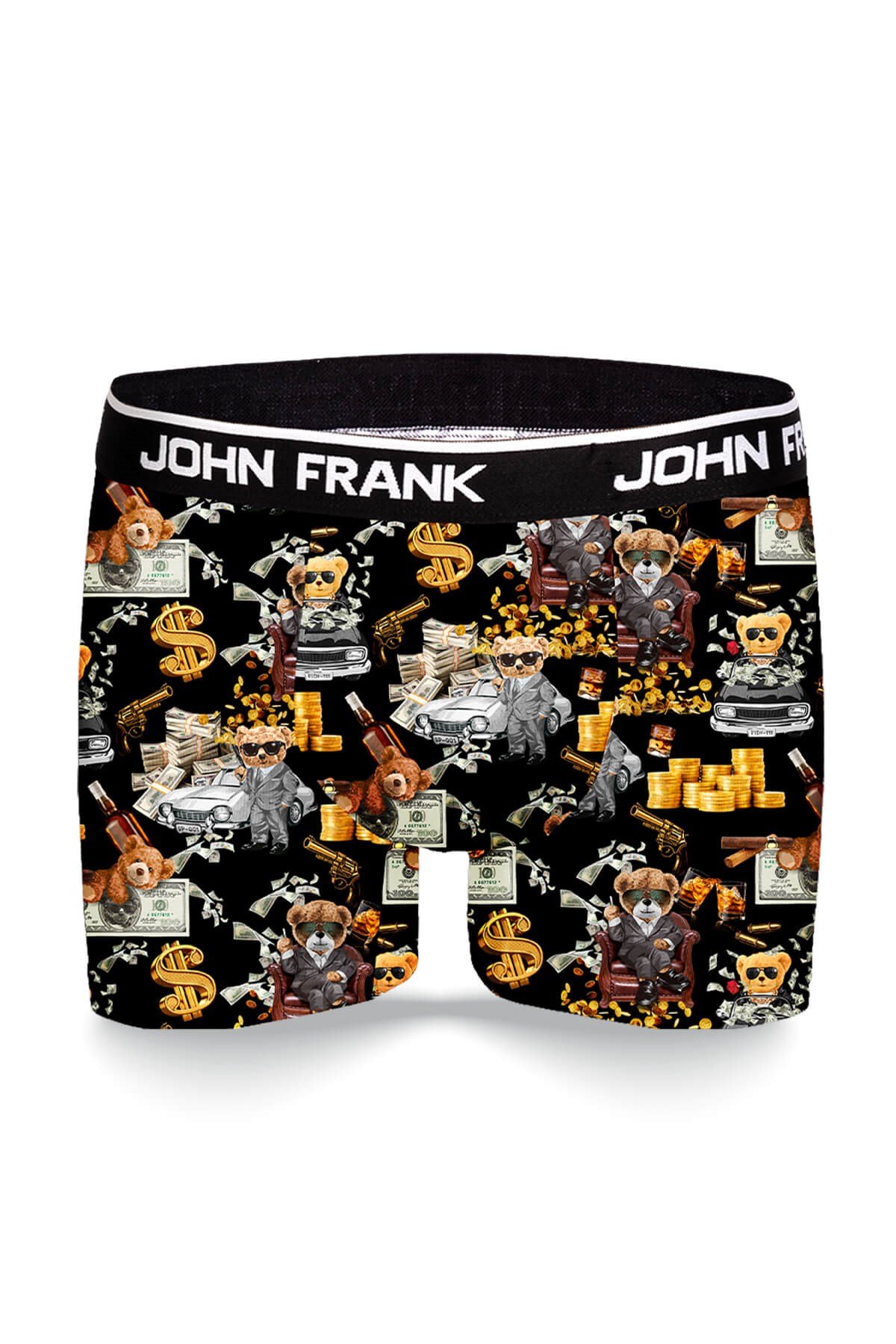 JOHN FRANK DİJİTAL BASKILI BOXER MULTICOLOR