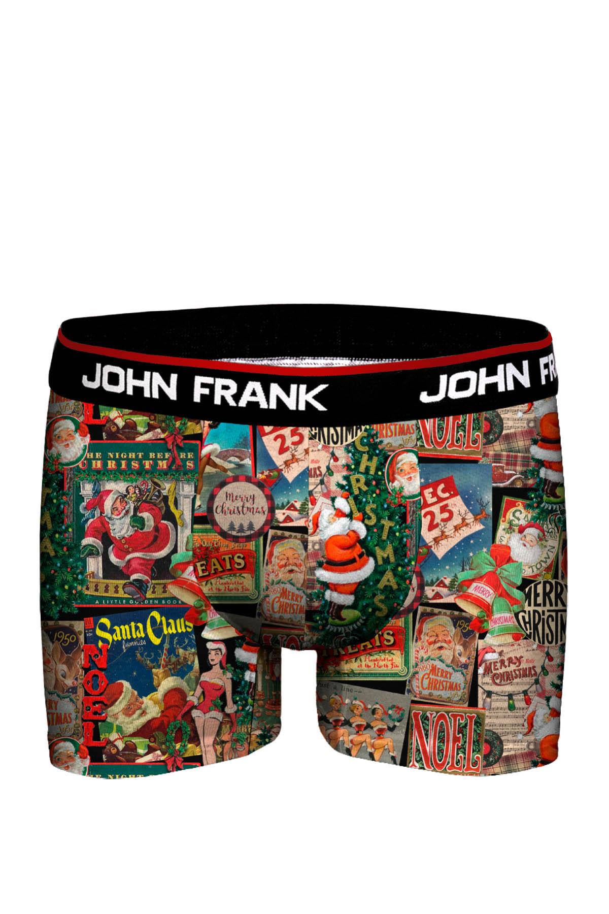 JOHN FRANK DİJİTAL BASKILI BOXER MULTICOLOR
