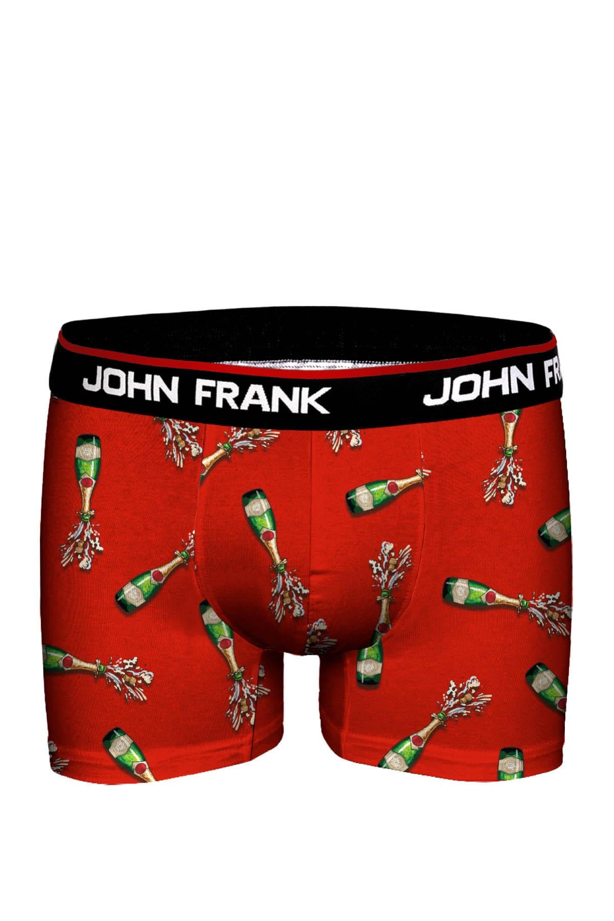 JOHN FRANK DİJİTAL BASKILI BOXER MULTICOLOR