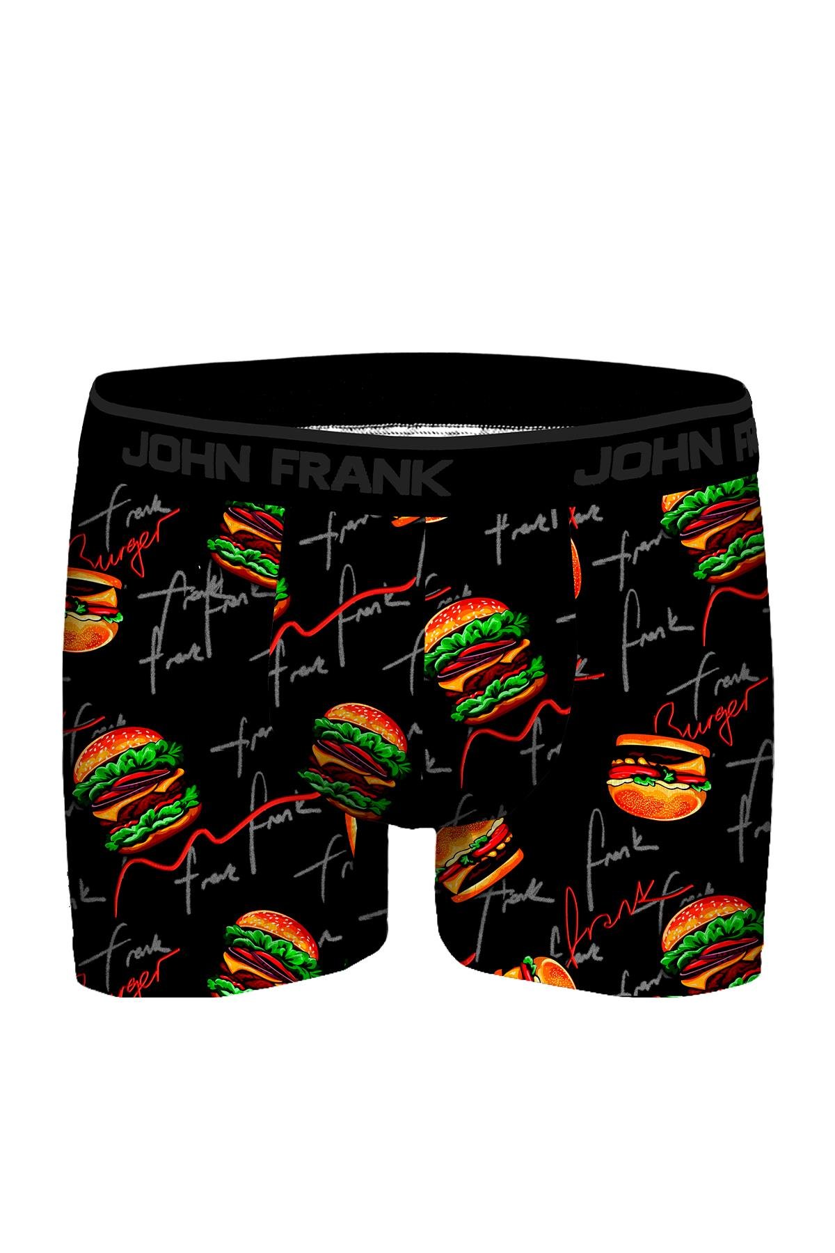 JOHN FRANK DİJİTAL BASKILI BOXER MULTICOLOR