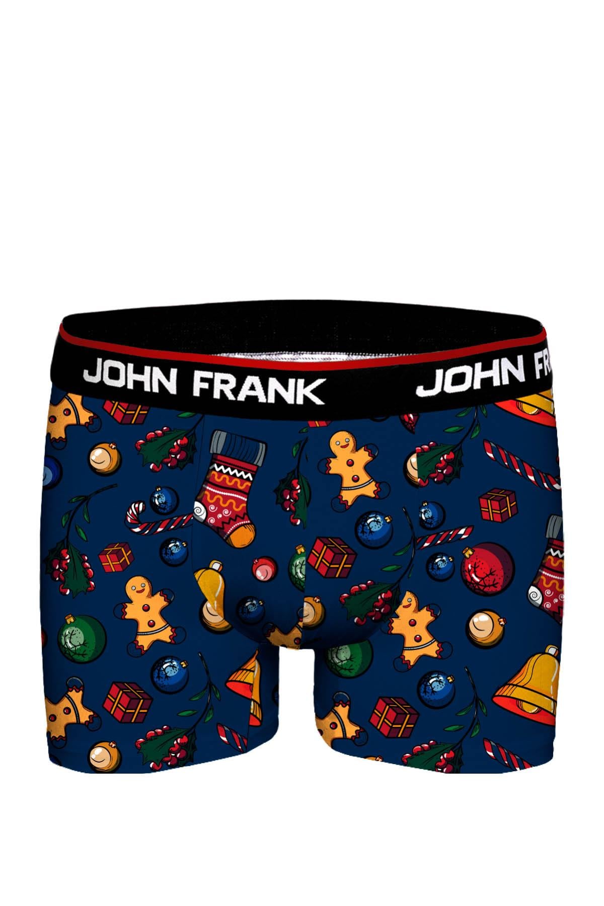 JOHN FRANK DİJİTAL BASKILI BOXER MULTICOLOR