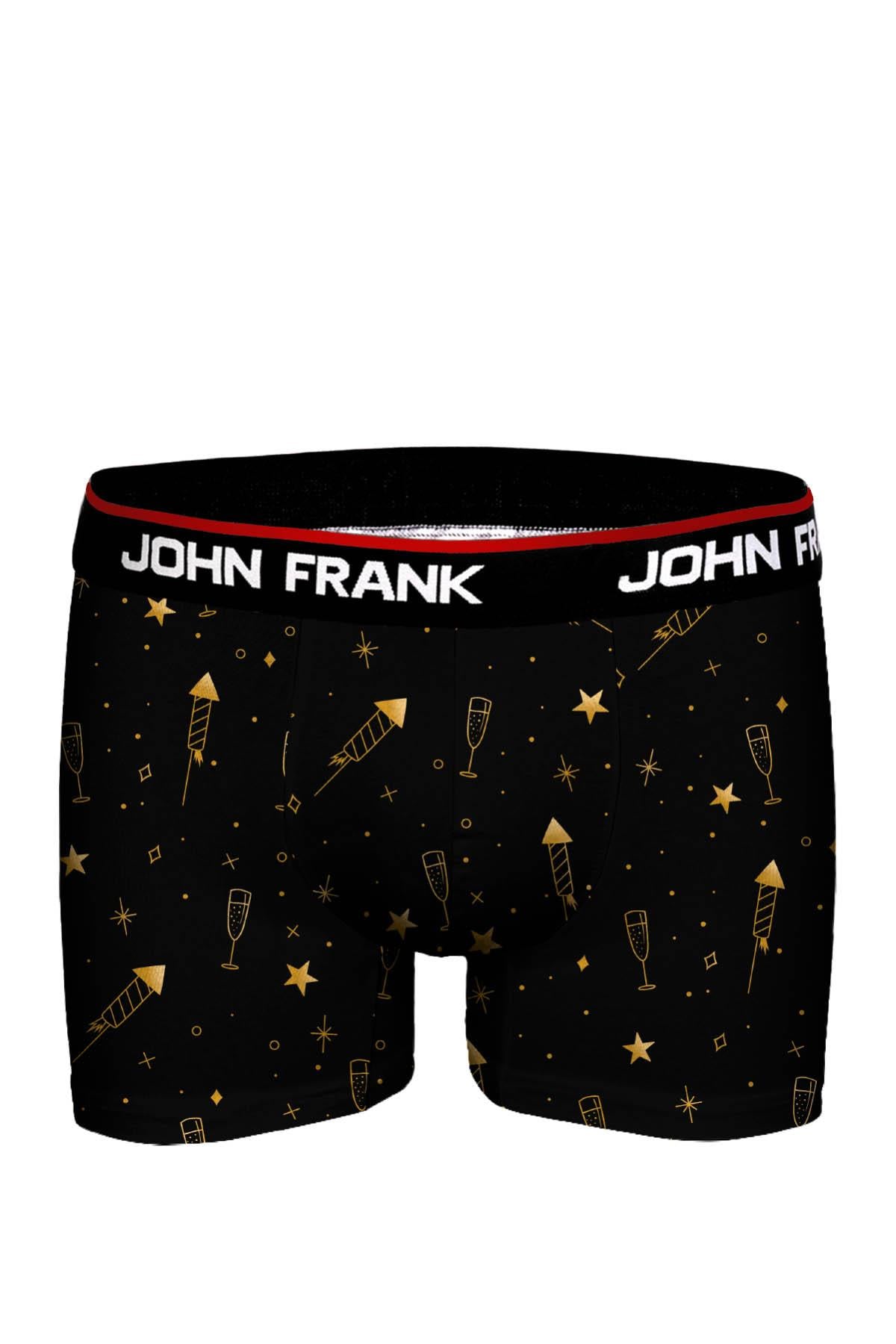JOHN FRANK DİJİTAL BASKILI BOXER MULTICOLOR
