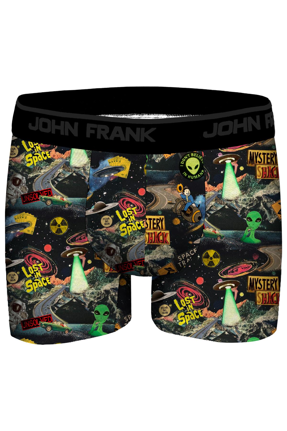 JOHN FRANK DİJİTAL BASKILI BOXER MULTICOLOR