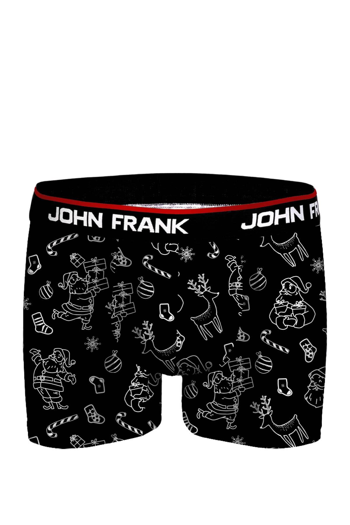 JOHN FRANK DİJİTAL BASKILI BOXER MULTICOLOR