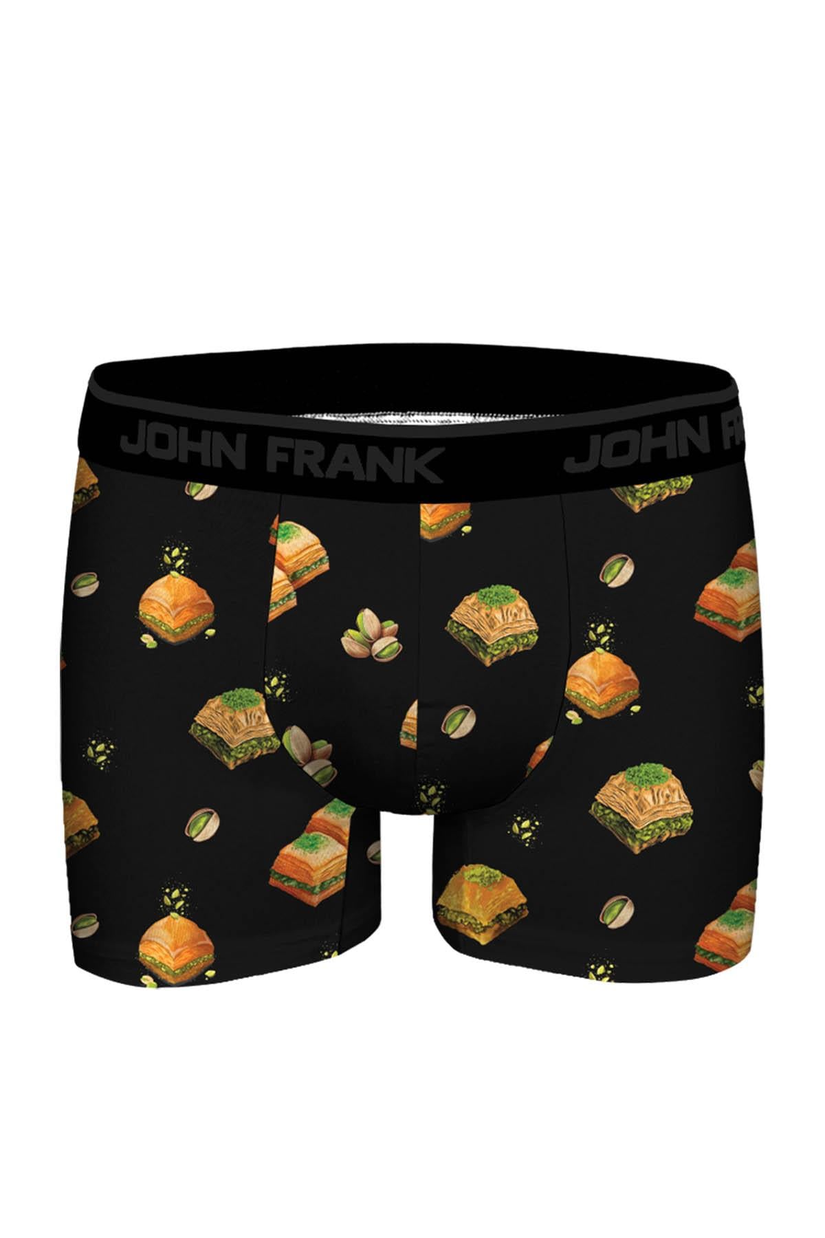 JOHN FRANK DİJİTAL BASKILI MODAL BOXER MULTICOLOR